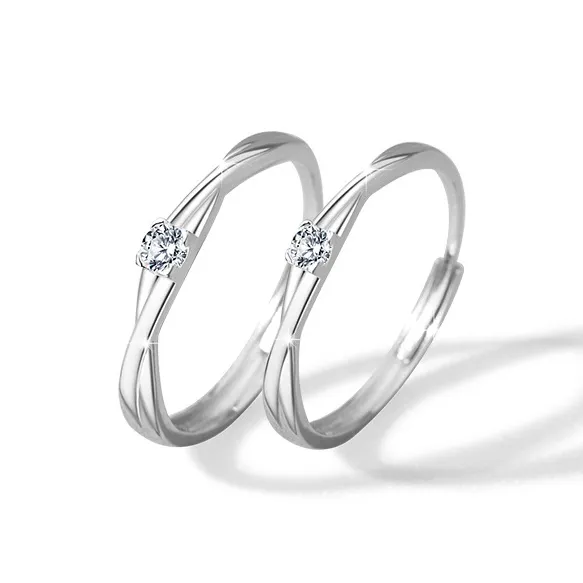 JITAIXIANG S925 Silver Rings Unisex-2