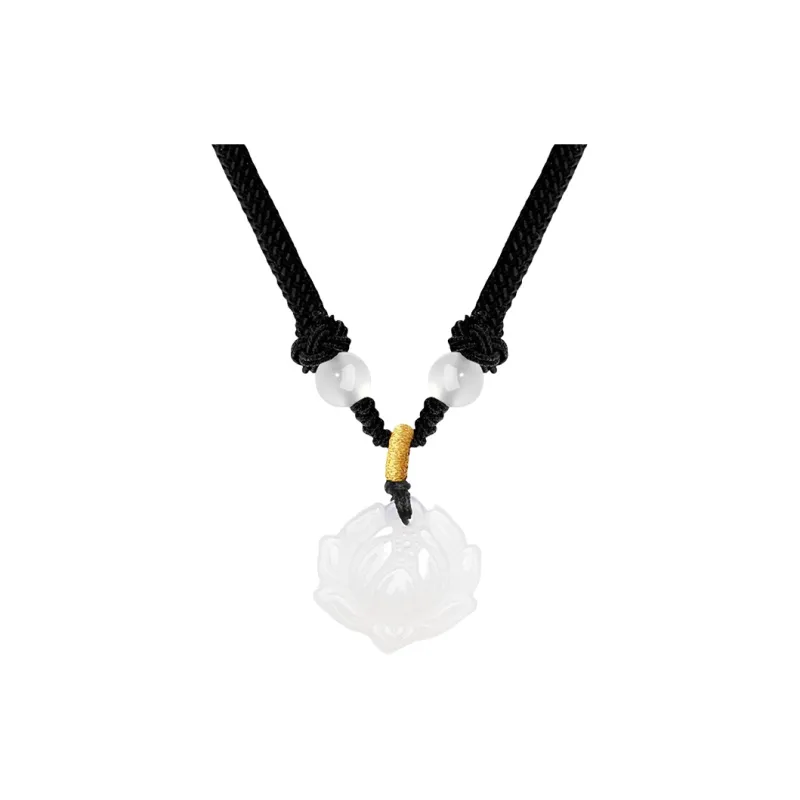 CHINA GOLD Chalcedony Necklaces Unisex-4