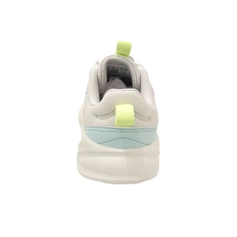 Adidas Ozelle Abrasion Resistant Lightweight Cushioning Breathable Low Top Kids' Running Shoes Beige/Pink/Blue Kids'-4