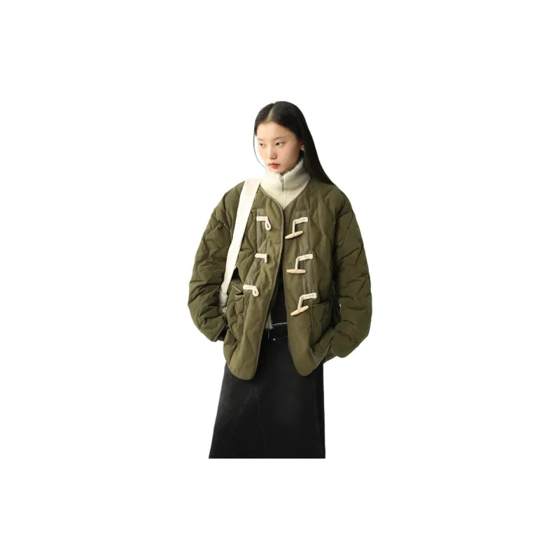 SUPERSCAPE Down Jacket Women's Dark Green-1