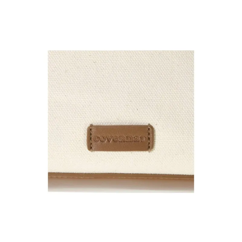 COVERNAT Cotton Handbag Medium Size Women's Brown-2