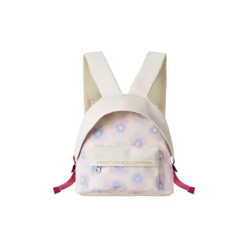 LOVVVVE PVC Student Backpack Women's White