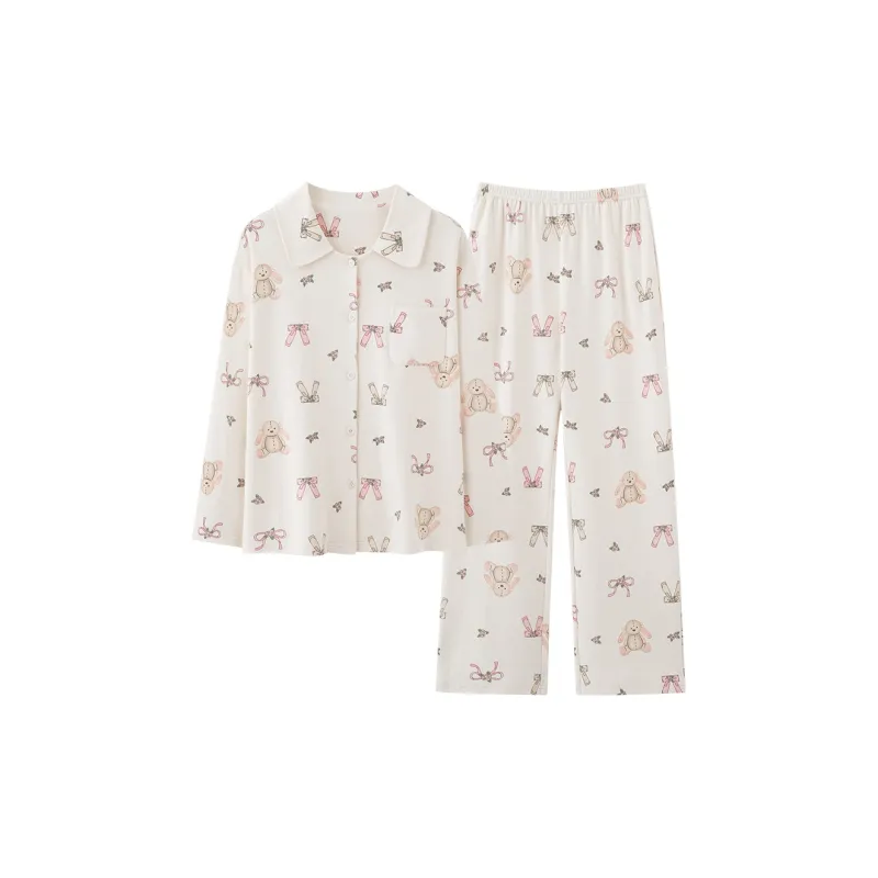 UAVAE Pajama Set Women's Image Color-0