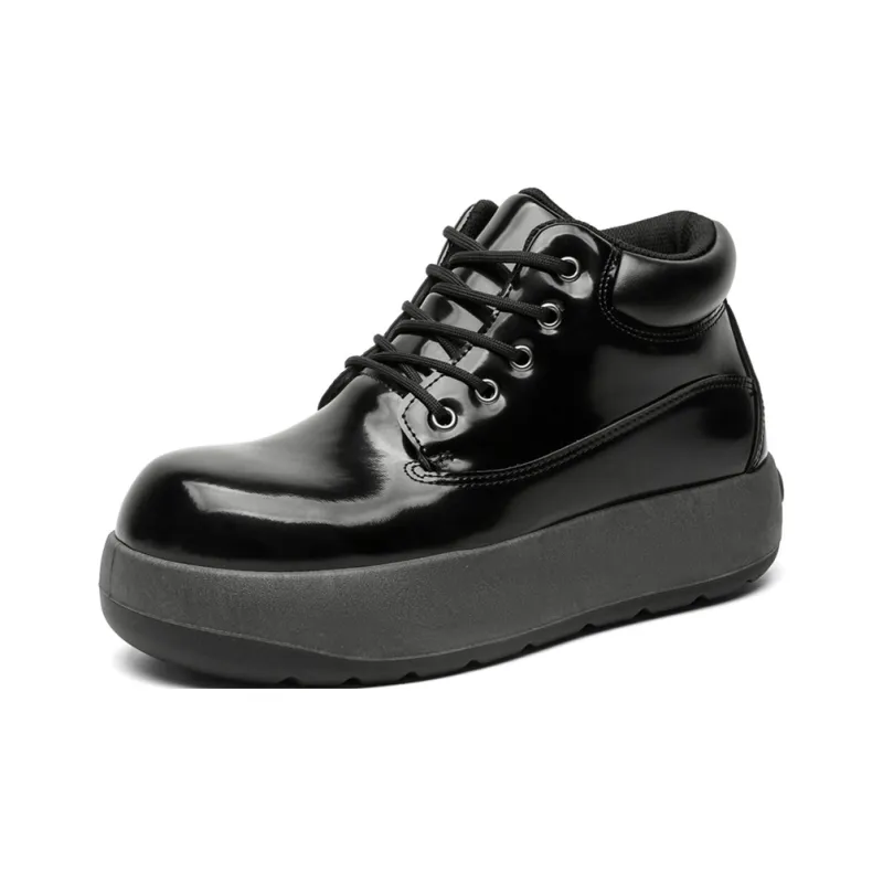 Medd Martin Boots Men Yellow Black-13