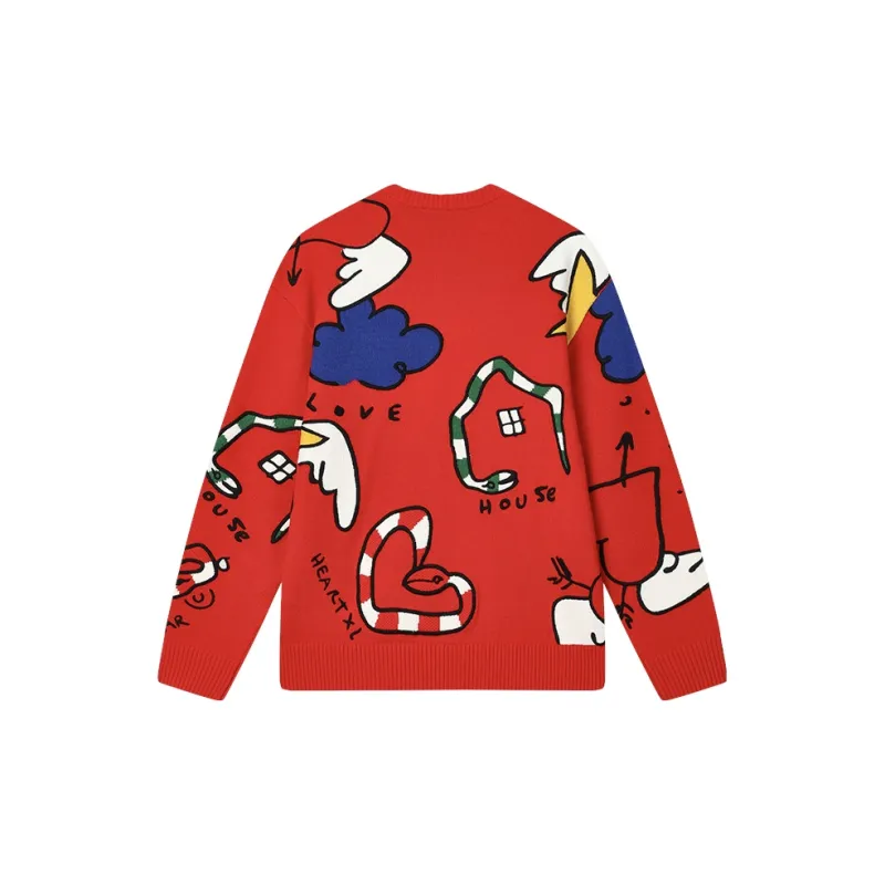 FILA ORIGINALE Sweater Unisex Legend Red-1