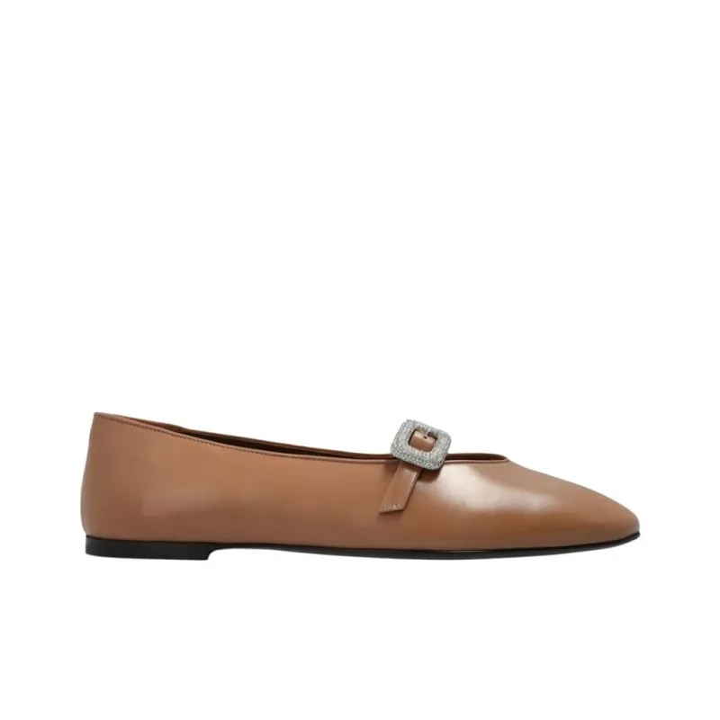 Giuseppe Zanotti/GZ Flat Casual Single Shoes Women's Beige-1