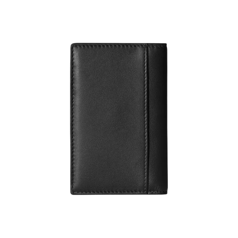 GUCCI GG Emblem Leather Card Holder Men's Black-2