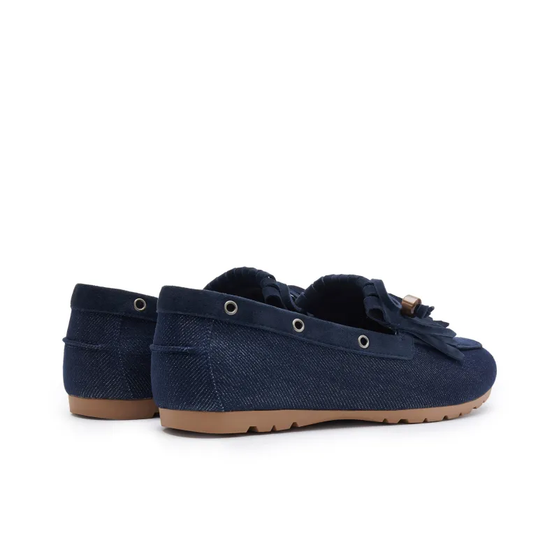 Joypeace Serpent Auspicious Collection Lazy Holiday Loafers Women's Apricot-2