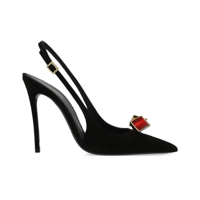 DSQUARED 2 Slim Heel High Heels Women's Black-1