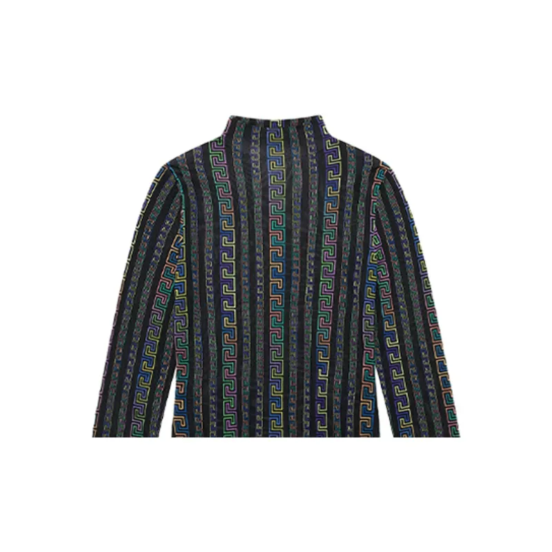 VERSACE Printed Bodysuit 'Multicolor/Black'-4