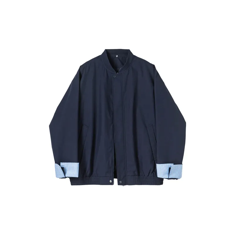 MKZA Jackets Coats Unisex Dark Blue-1