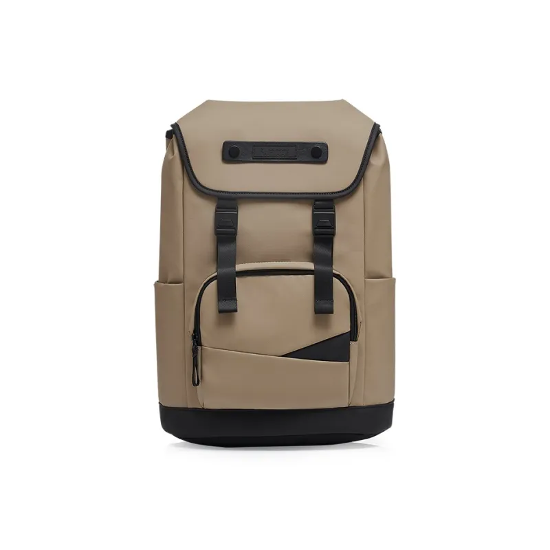 OIWAS Fabric Travel Backpack Laptop Bag Regular Unisex Black/Khaki-6