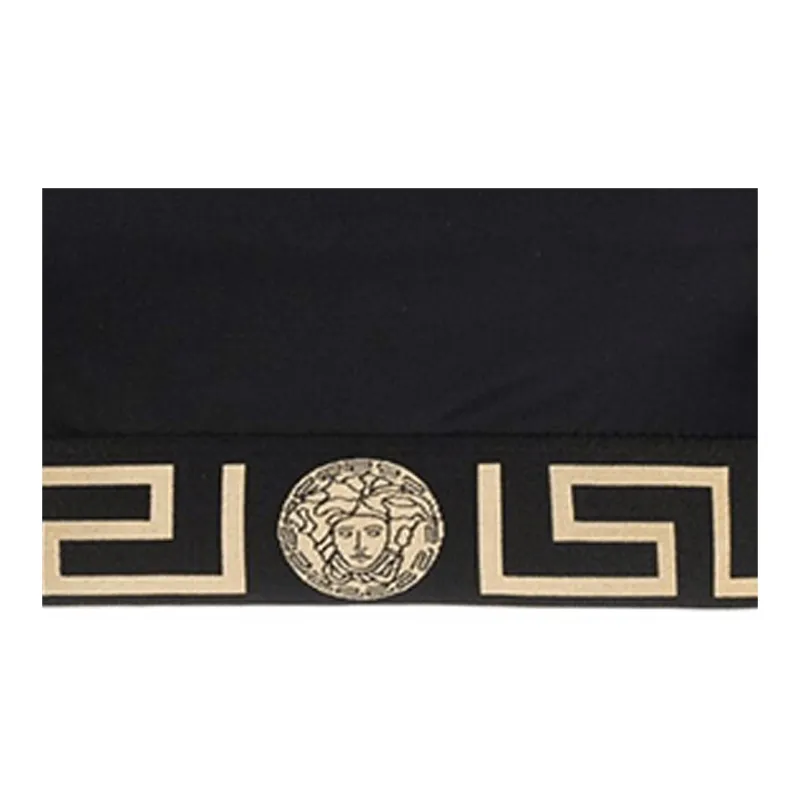 VERSACE Greca Border Bikini Top 'Black'-4