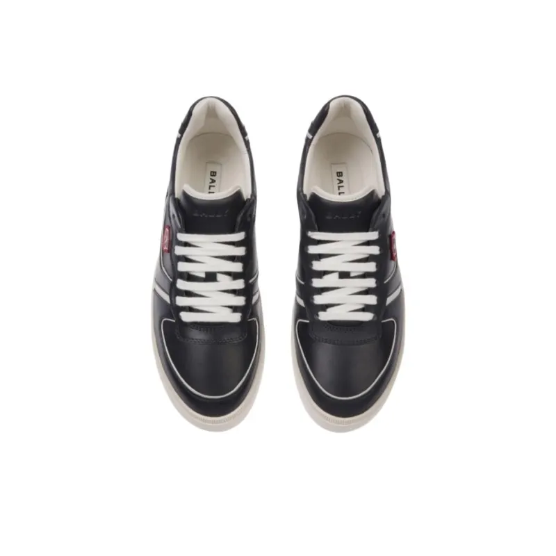 BALLY Raise Series Low Top Skateboard Shoes Men's Black-3