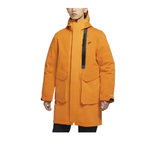 Nike Parka Coats Men Light Curry Yellow
