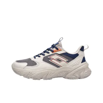 LOTTO Sportlife Durable Breathable Low Top Casual Shoes Men's Beige Gray