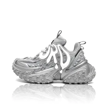 ORD Impact Resistant Wear Resistant Lightweight Breathable Slip Resistant Low Top Chunky Sneakers Unisex