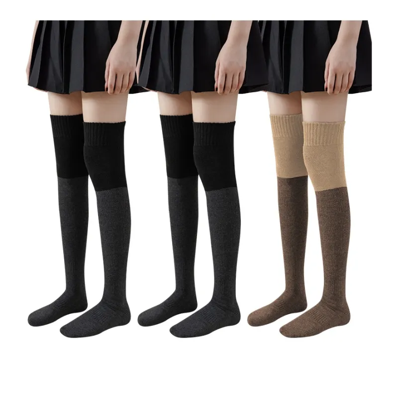 AOKANG Thigh high Socks Women's Combo Set-28