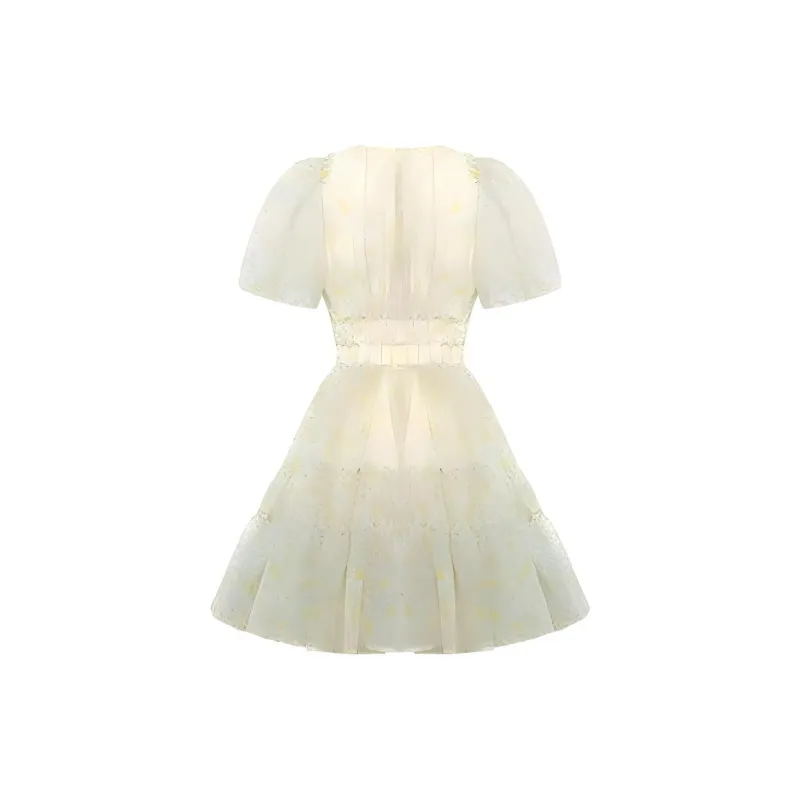 JORYAweekend Short Sleeved Dress Women's Daisy Yellow-1
