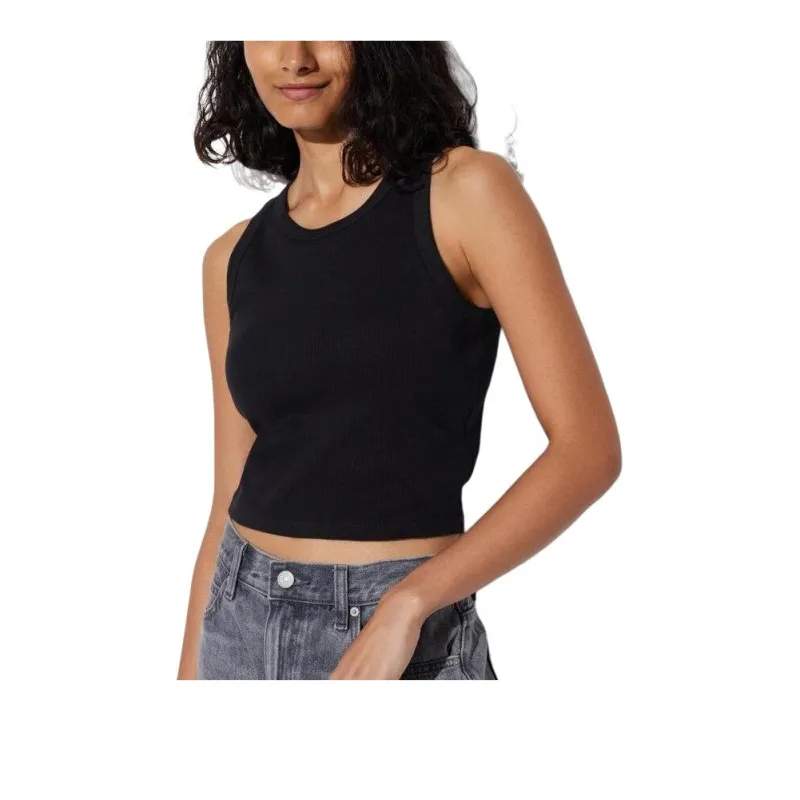 UNIQLO Tank Tops Women's Agate Black-0