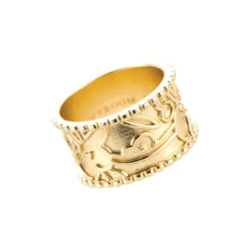 SOFT ROOM Gold Plated/Enamel/Copper Rings Women's