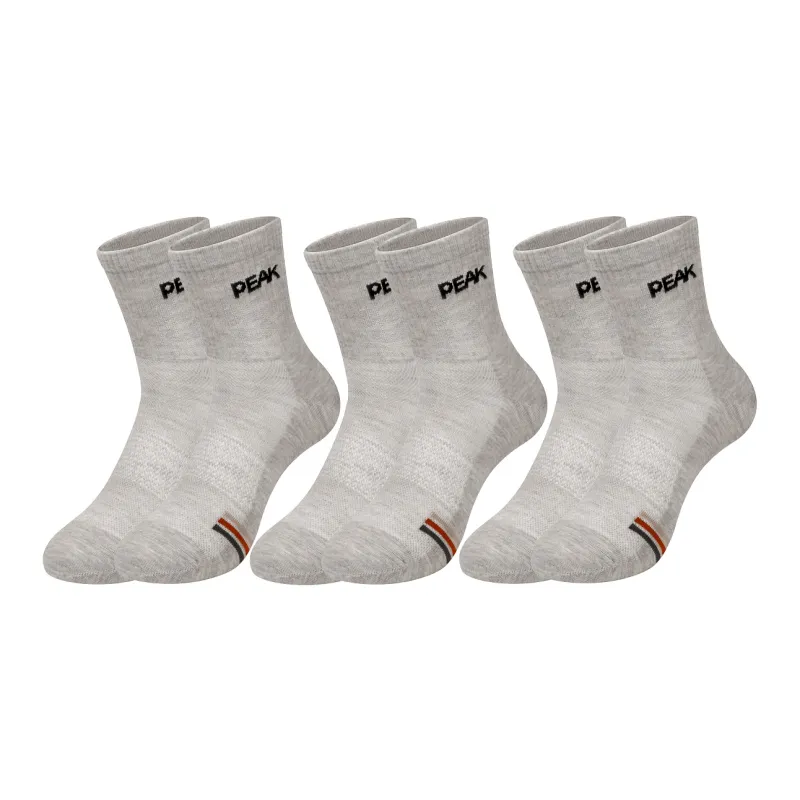 PEAK Mid Calf Socks Unisex 3 Pack-10