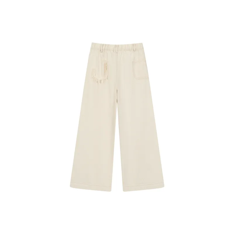 Heartboon Jeans Unisex White-5