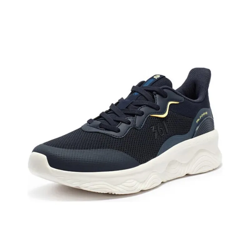 361° Anti-Slip Wear-Resistant Low-Top Running Shoes Men's Cyan-1