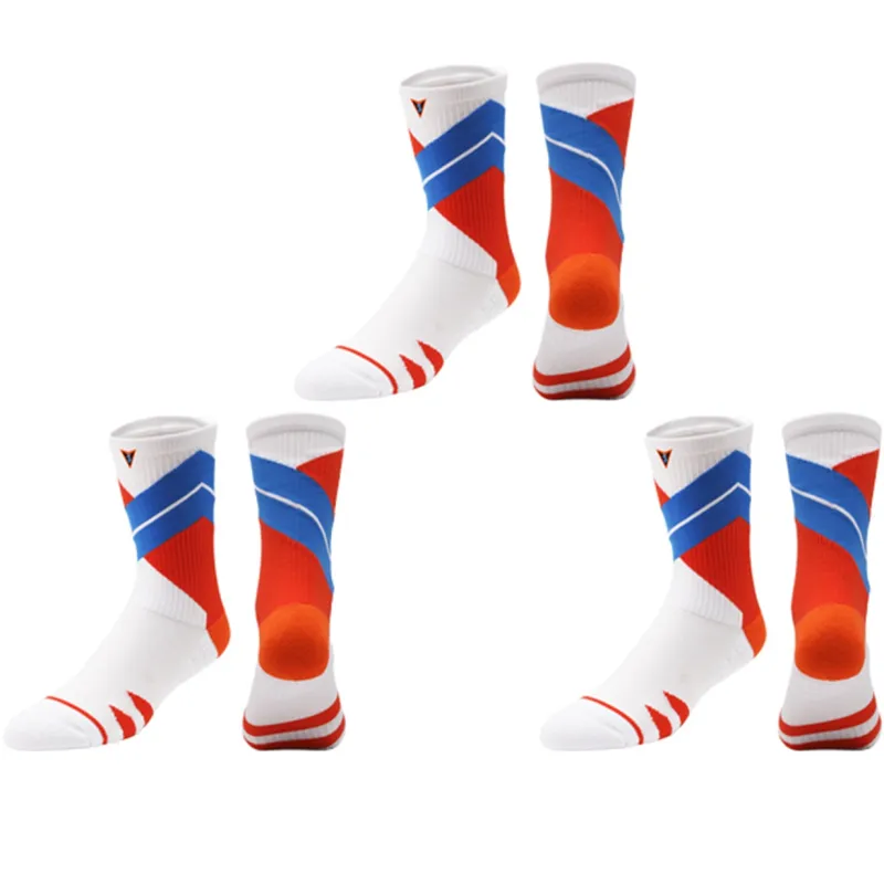 VEIDOORN Knee High Socks Unisex 3 Pack Black White Gray-1