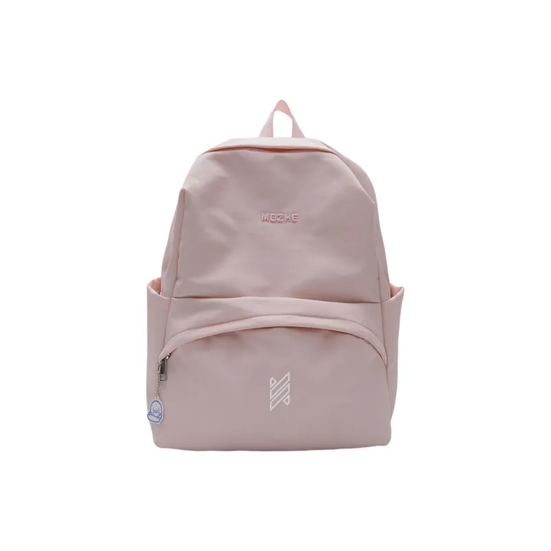 NOMK Nylon Backpack Women's Green/Yellow/Pink/White/Blue-5