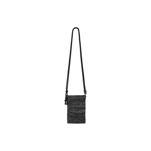 COS Polyester Crossbody Cell Phone Pouch Men's Black & White