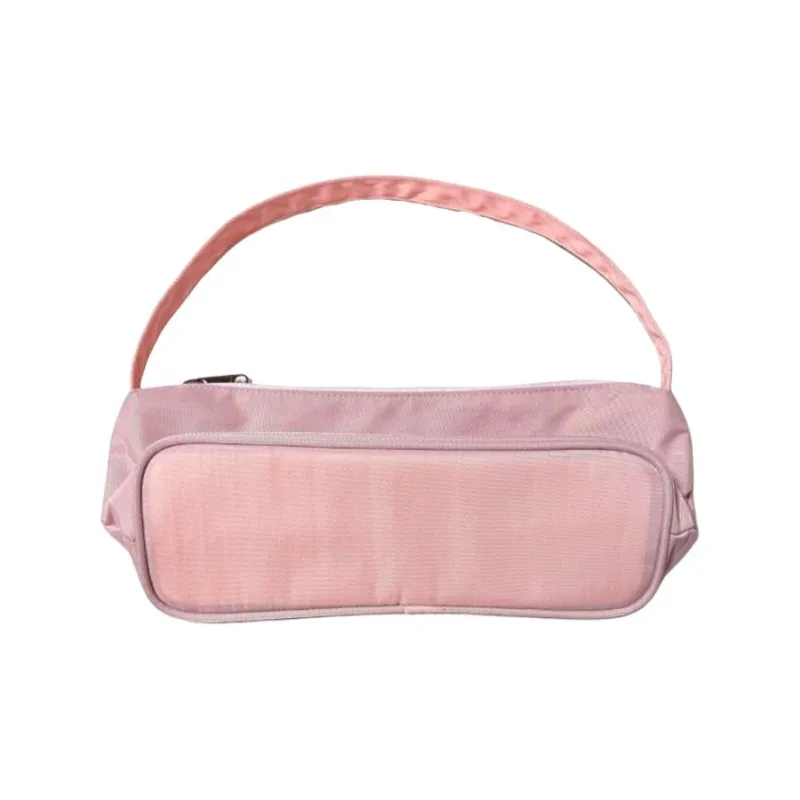 Emis Polyester Hobo Bag Shoulder Bag Unisex Light Pink-3