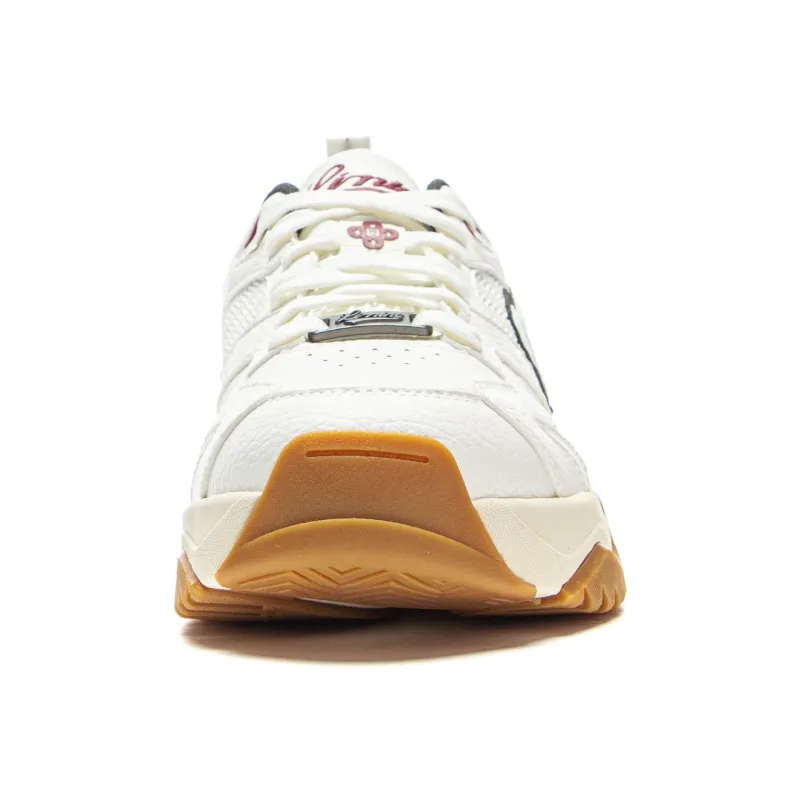 LiNing Tianji 3 Slip Resistant Cushioning Abrasion Resistant Lightweight Low Top Skateboard Shoes Men's White Red-4