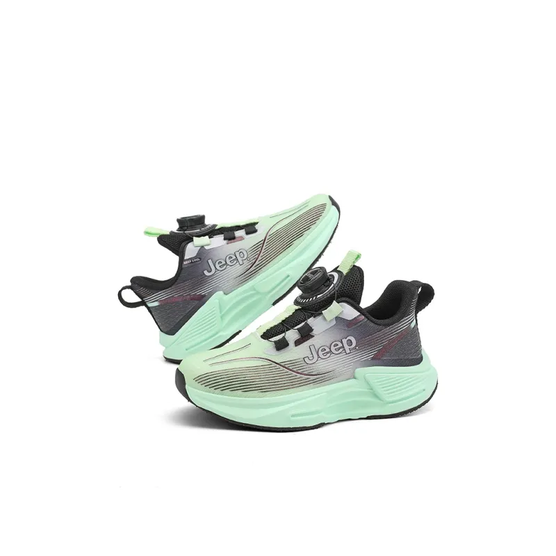 Jeep Wear-Resistant Breathable Slip-Resistant Cushioning Kids' Running Shoes Mint Green Kids'-6