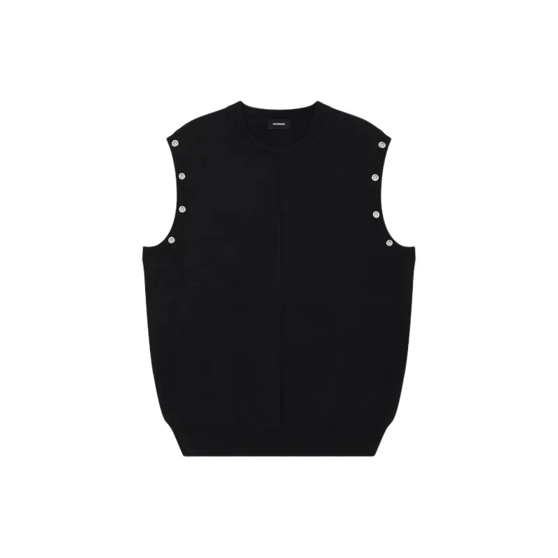 WE11DONE Tank Tops Men Black-1
