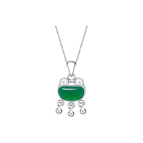 CHINA GOLD Chalcedony Necklaces Women's