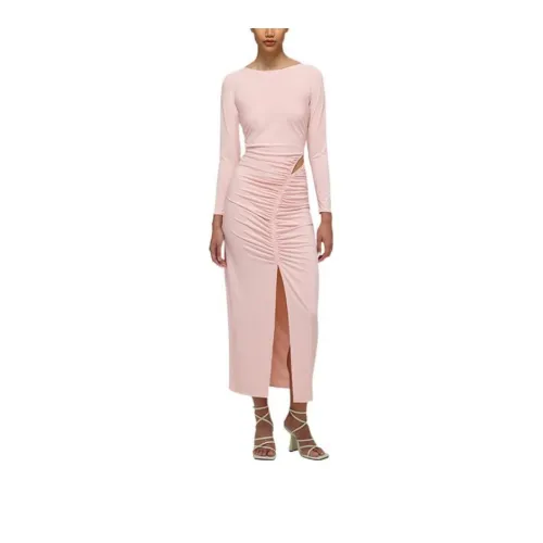 Self-portrait Long-Sleeved Dresses Women's Light Pink