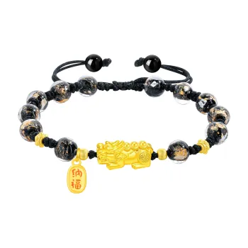 MOLADY Obsidian Jade Bracelets Women's