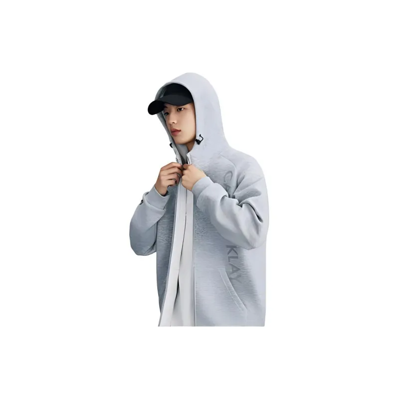 Anta Basketball Collection Sweatshirt Men's Gray Heather Gray-2