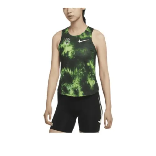 Nike Sleeveless Sports Shirts Women's Green