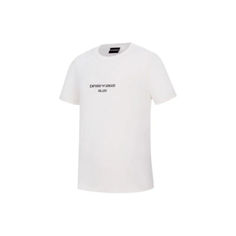 EMPORIO ARMANI T Shirts Men Beige Yellow-2