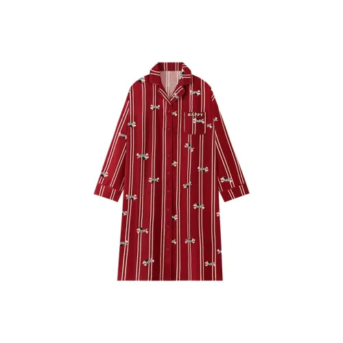 Han Ziduo Nightgown Women's Red