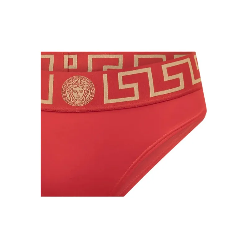 VERSACE Greca Border Stretched Swim Shorts-3
