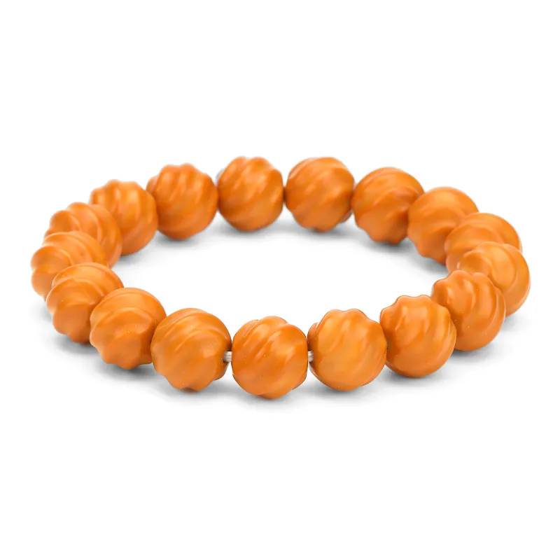 Tanner Monkey Head Walnut Bracelets Unisex-0
