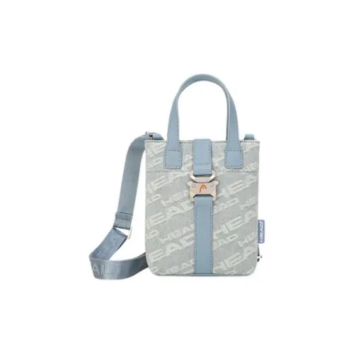 HEAD Fabric Small Square Bag Shoulder Bag Crossbody Bag Small Size Women's Light Blue