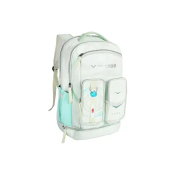 VICTOR Badminton Racket Bags Holds 3 Paddles Backpack Ocean Green Unisex Independent Shoe Compartment