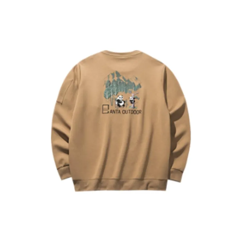 Anta Outdoor Collection Sweatshirt Men's Phoenix Feather Brown-1
