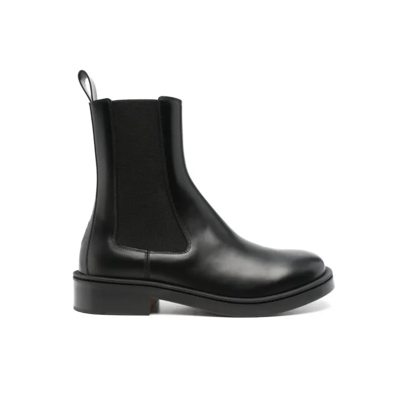 Alexander McQueen Elasticated Side Panel Ankle Boots-1