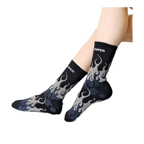 Vision Of Super Mid Calf Socks Unisex Black
