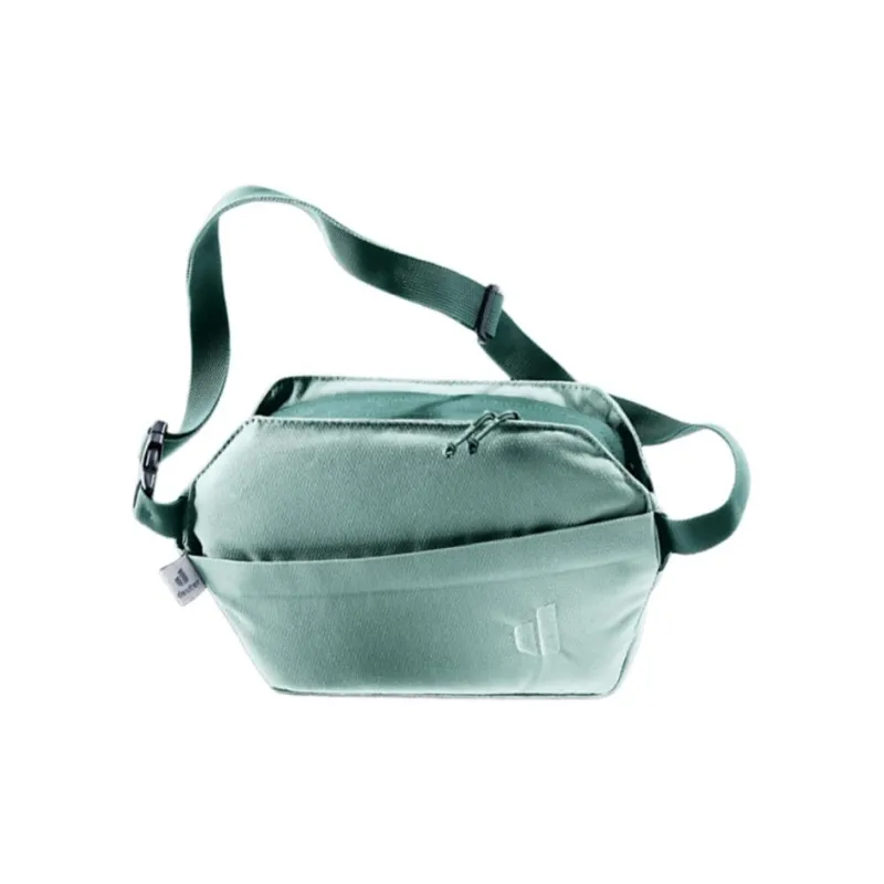 DEUTER Recycled Polyester One Shoulder Crossbody Fanny Pack Regular Unisex Jadeite Color Blocked Sea Green-0